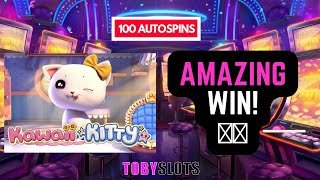 Video of Amazing Win on the Kawaii Kitty Slot