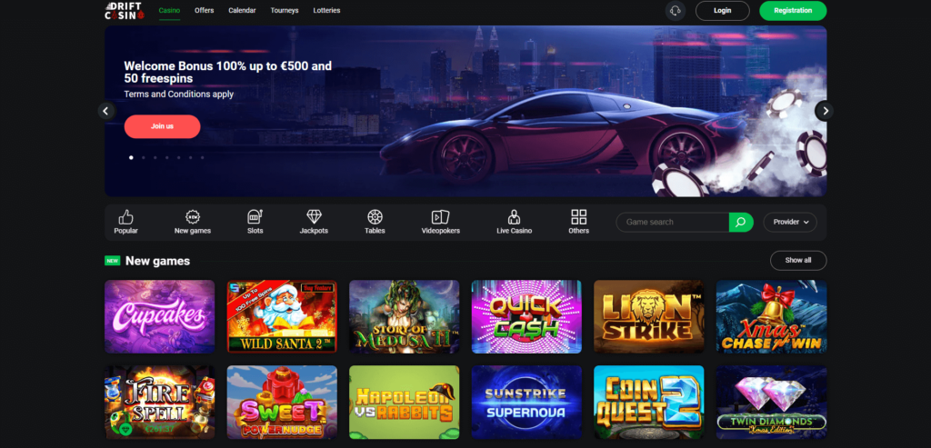 Drift Casino Review