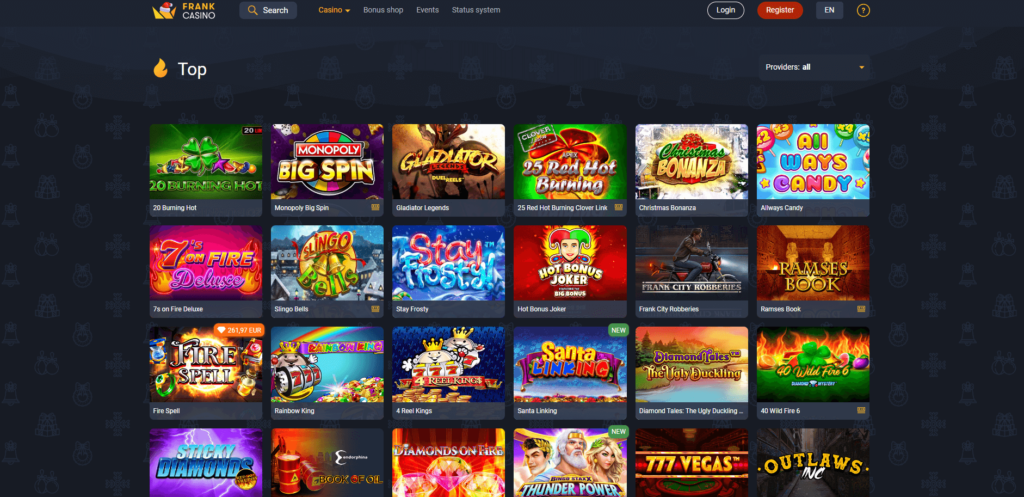 Frank Casino Games