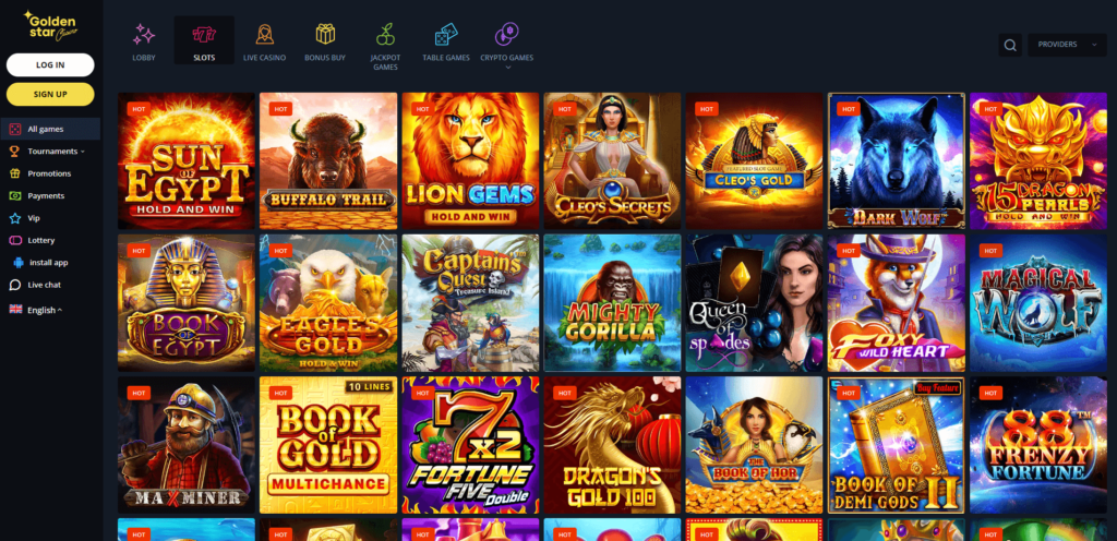 Golden Star Casino Games
