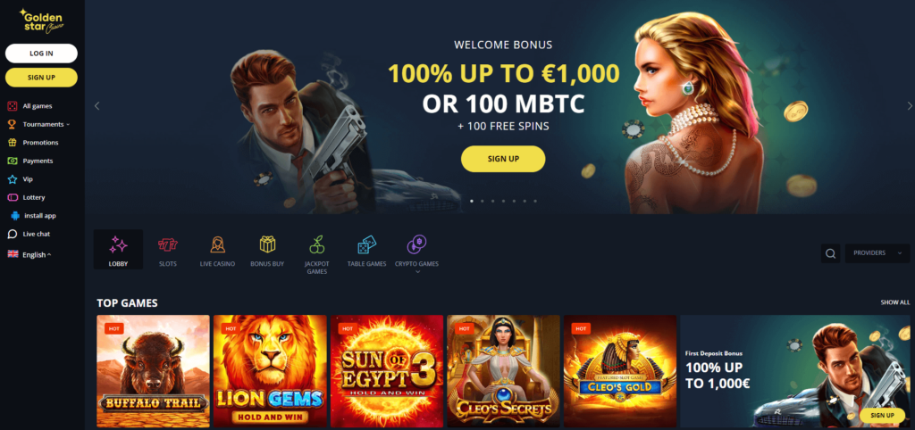 Golden Star Casino screenshot